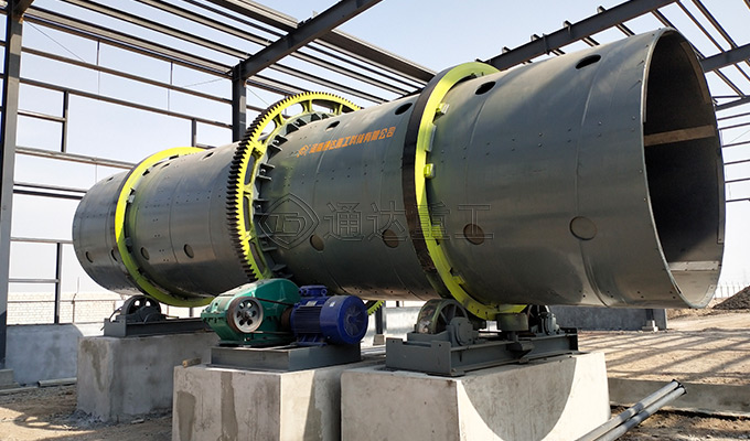 羊糞木薯渣造粒內(nèi)外轉(zhuǎn)復混肥造粒機