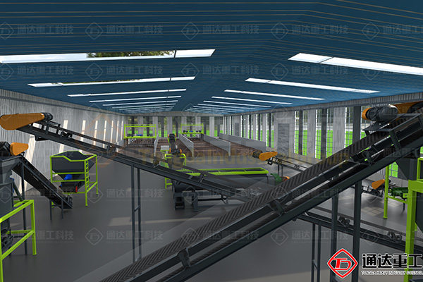 年產5萬噸牛糞加工有機肥生產線